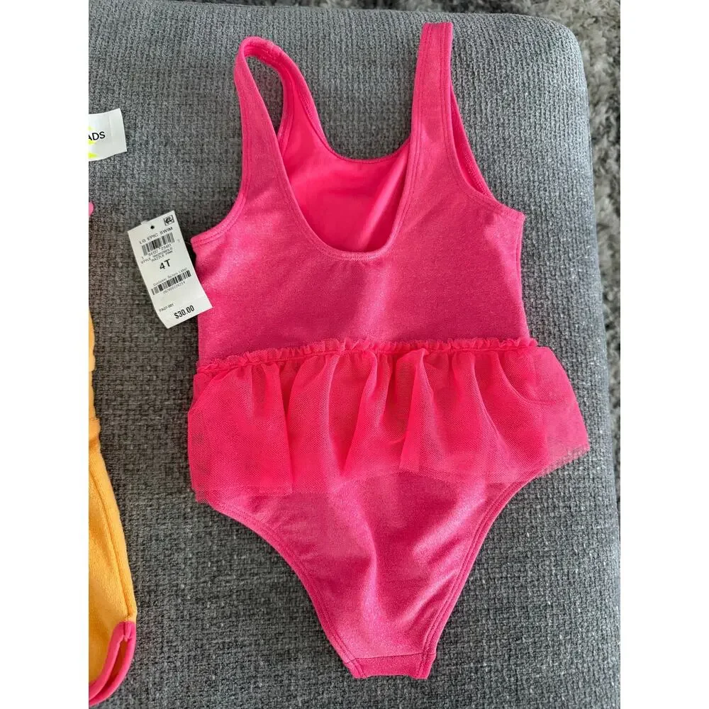 New Girls Swim Bundle-4T Retail $62
